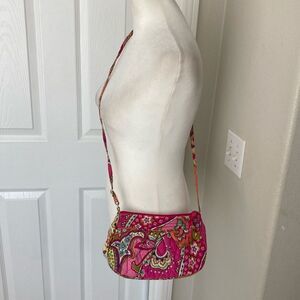 Vera Bradley Pink Paisley Crossbody Purse